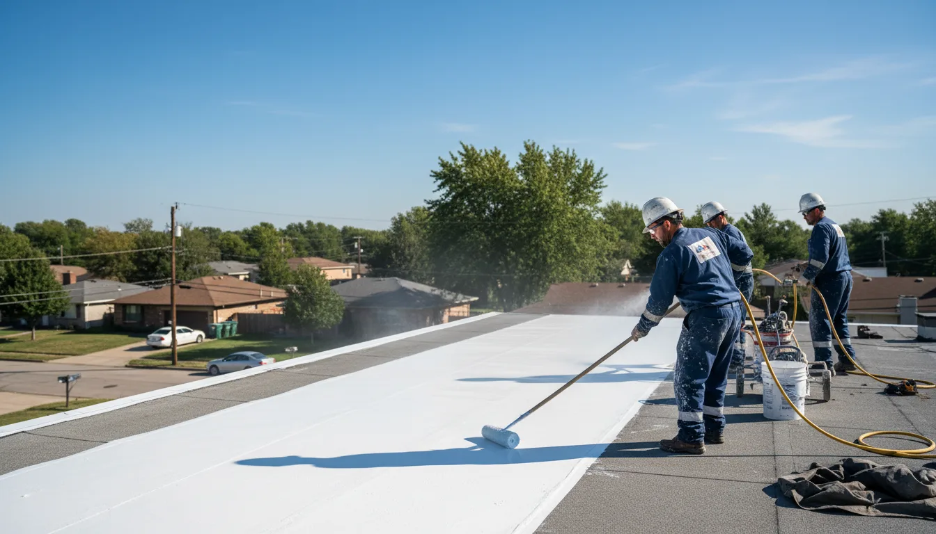 Commercial roof coating in Woodside, NY near me